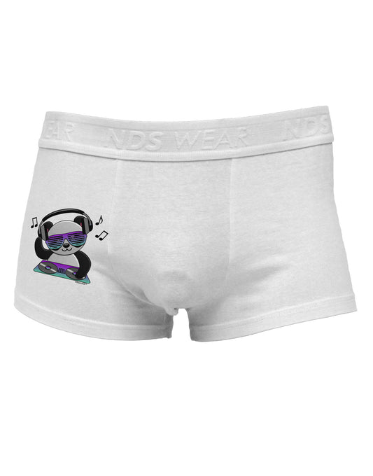 Panda DJ Side Printed Mens Trunk Underwear-Mens Trunk Underwear-NDS Wear-White-Small-Davson Sales