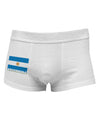 Argentina Flag Side Printed Mens Trunk Underwear-Mens Trunk Underwear-NDS Wear-White-Small-Davson Sales