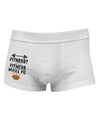 Fitness Whole Pie Side Printed Mens Trunk Underwear-Mens Trunk Underwear-NDS Wear-White-Small-Davson Sales