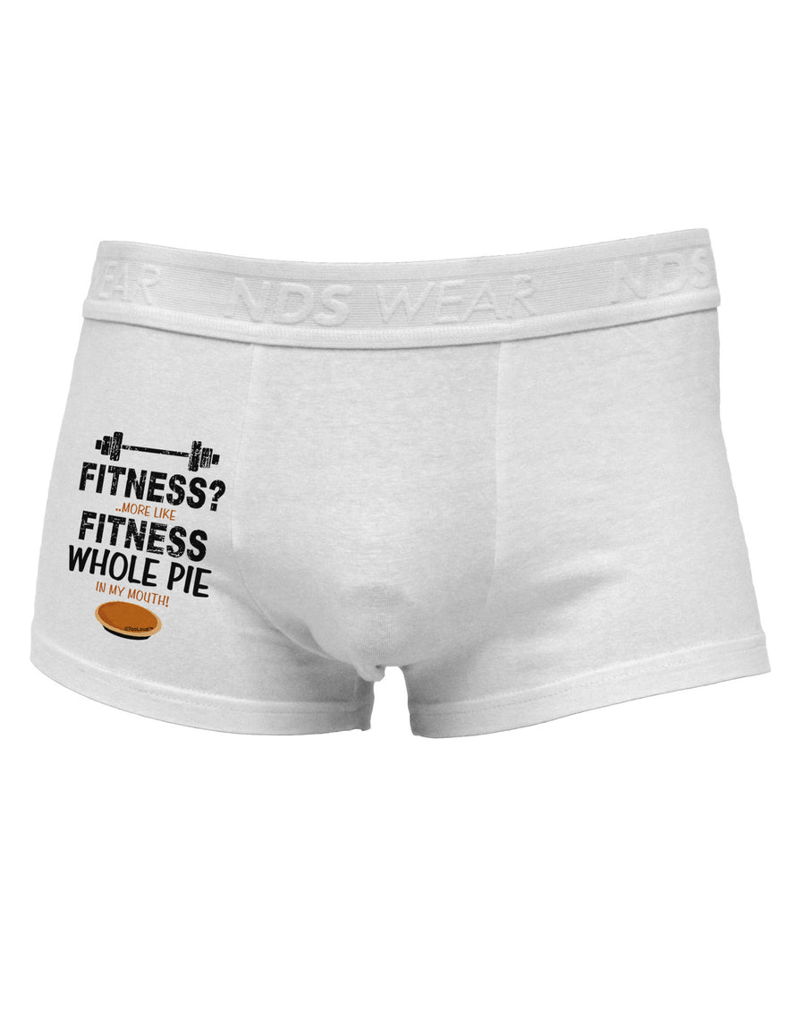 Fitness Whole Pie Side Printed Mens Trunk Underwear-Mens Trunk Underwear-NDS Wear-White-Small-Davson Sales