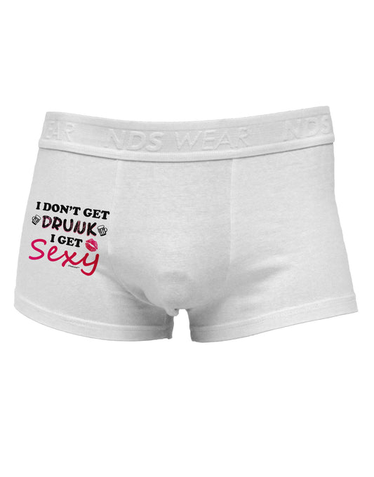 I Don't Get Drunk - Sexy Side Printed Mens Trunk Underwear-Mens Trunk Underwear-NDS Wear-White-Small-Davson Sales