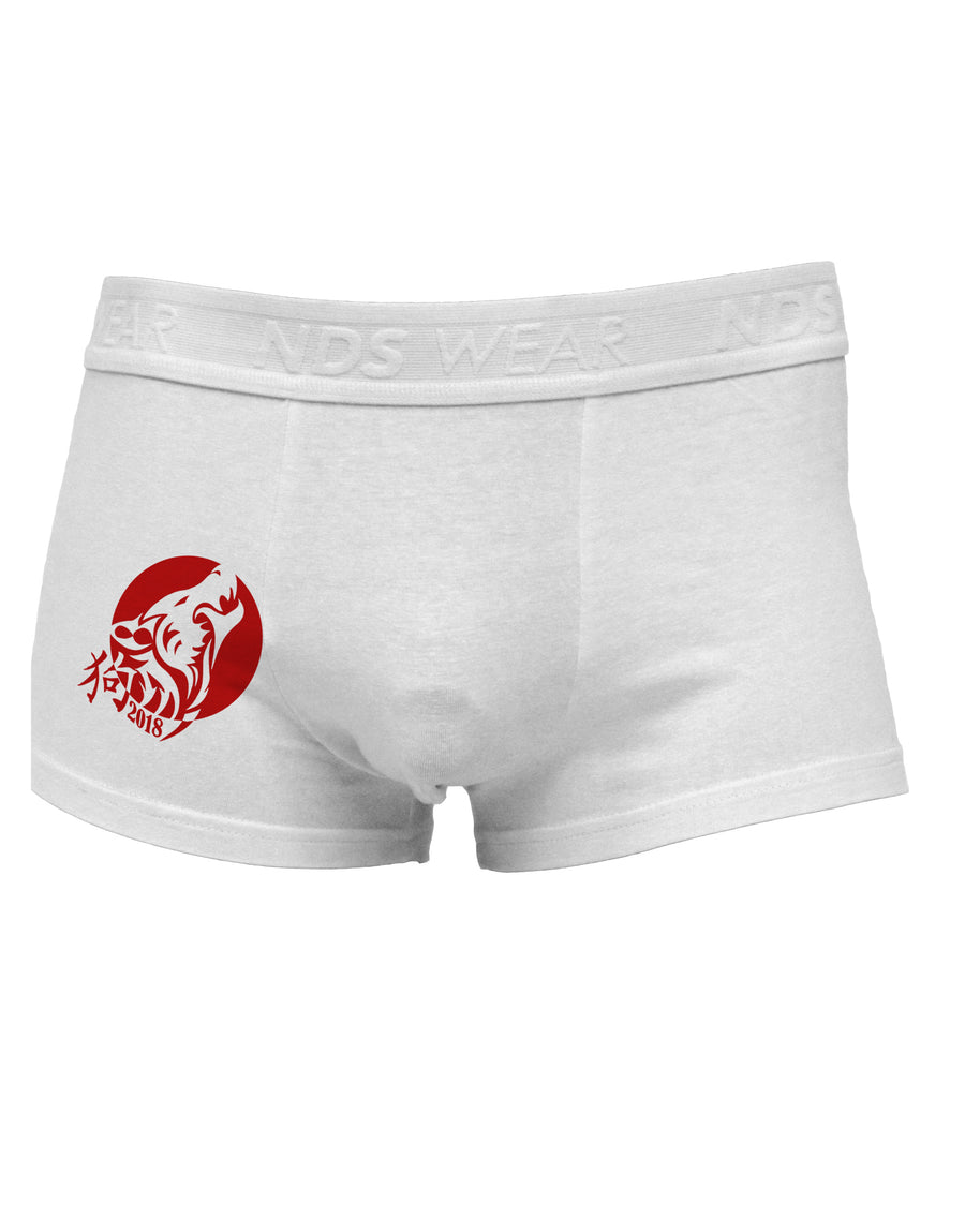Chinese New Year 2018 Dog Side Printed Mens Trunk Underwear by TooLoud-Mens Trunk Underwear-NDS Wear-White-Small-Davson Sales