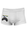 Gaymer Color Side Printed Mens Trunk Underwear-Mens Trunk Underwear-NDS Wear-White-Small-Davson Sales