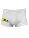 Cute Chick Magnet Design Side Printed Mens Trunk Underwear-Mens Trunk Underwear-NDS Wear-White-Small-Davson Sales