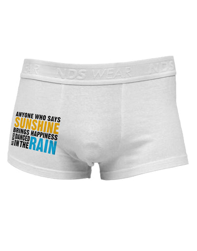 Anyone Who Says Sunshine Inspirational Quote Side Printed Mens Trunk Underwear-Mens Trunk Underwear-TooLoud-White-Small-Davson Sales