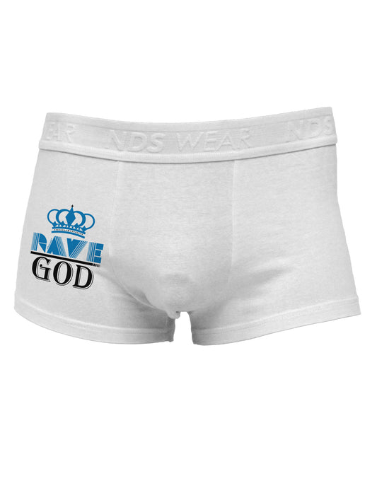 Rave God Side Printed Mens Trunk Underwear-Mens Trunk Underwear-NDS Wear-White-Small-Davson Sales