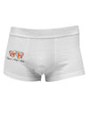 Rescue Adopt Love Side Printed Mens Trunk Underwear-Mens Trunk Underwear-NDS Wear-White-Small-Davson Sales