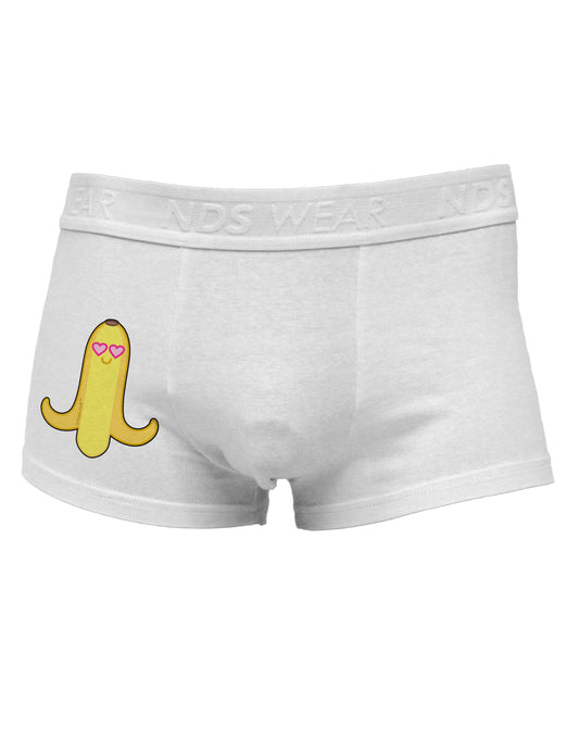 Infatuated Banana - Heart Eyes Side Printed Mens Trunk Underwear by TooLoud-Mens Trunk Underwear-NDS Wear-White-Small-Davson Sales