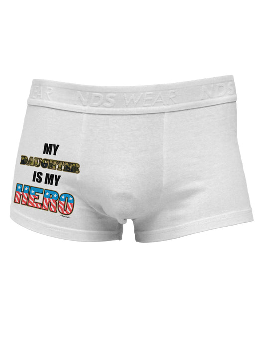 My Daughter is My Hero - Armed Forces Side Printed Mens Trunk Underwear by TooLoud-Mens Trunk Underwear-NDS Wear-White-Small-Davson Sales