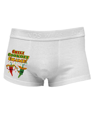 Chili Cookoff Champ! Chile Peppers Side Printed Mens Trunk Underwear-Mens Trunk Underwear-TooLoud-White-Small-Davson Sales