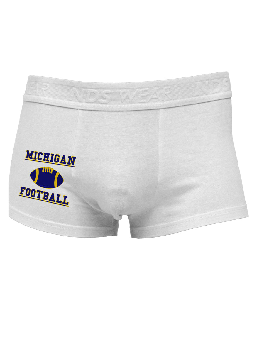 Michigan Football Side Printed Mens Trunk Underwear by TooLoud-Mens Trunk Underwear-NDS Wear-White-Small-Davson Sales