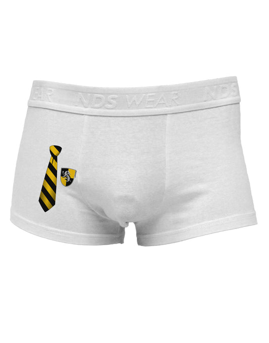 Wizard Tie Yellow and Black Side Printed Mens Trunk Underwear-Mens Trunk Underwear-NDS Wear-White-Small-Davson Sales
