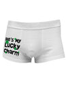 He's My Lucky Charm - Matching Couples Design Side Printed Mens Trunk Underwear by TooLoud-Mens Trunk Underwear-TooLoud-White-Small-Davson Sales