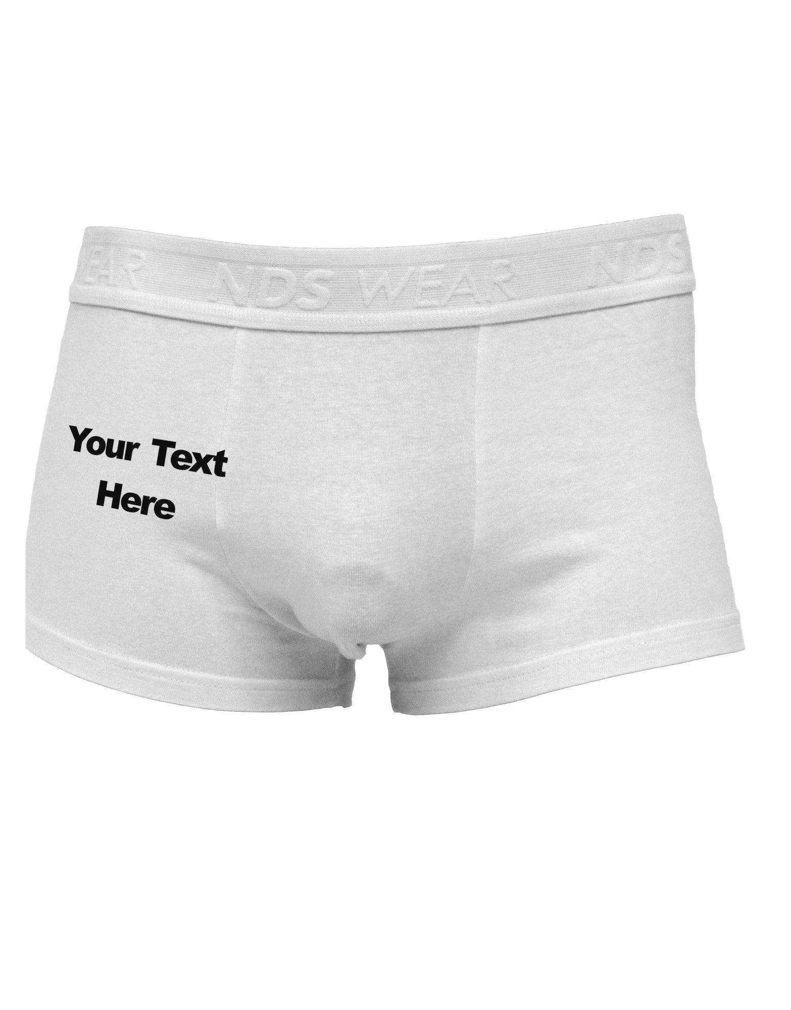 Enter Your Own Words Customized Text Side Printed Mens Trunk Underwear -  Davson Sales
