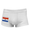 Paraguay Flag Side Printed Mens Trunk Underwear-Mens Trunk Underwear-NDS Wear-White-Small-Davson Sales