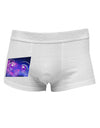 Cute Cosmic Eyes Side Printed Mens Trunk Underwear-Mens Trunk Underwear-NDS Wear-White-Small-Davson Sales