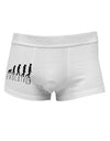 Evolution of Man Side Printed Mens Trunk Underwear by TooLoud-Mens Trunk Underwear-NDS Wear-White-Small-Davson Sales