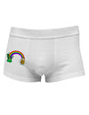 End Of The Rainbow - Beer Side Printed Mens Trunk Underwear-Mens Trunk Underwear-NDS Wear-White-Small-Davson Sales