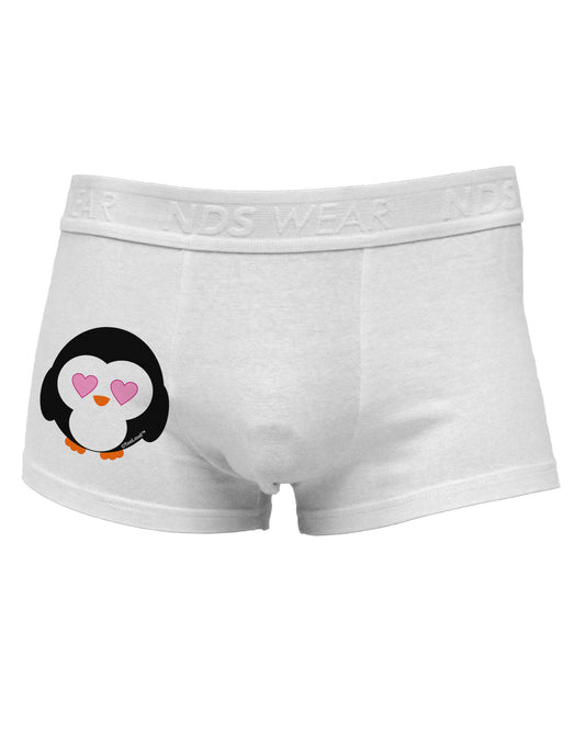 Cute Penguin - Heart Eyes Side Printed Mens Trunk Underwear by TooLoud-Mens Trunk Underwear-TooLoud-White-Small-Davson Sales