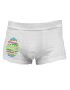 Colorful Easter Egg Side Printed Mens Trunk Underwear-Mens Trunk Underwear-NDS Wear-White-Small-Davson Sales