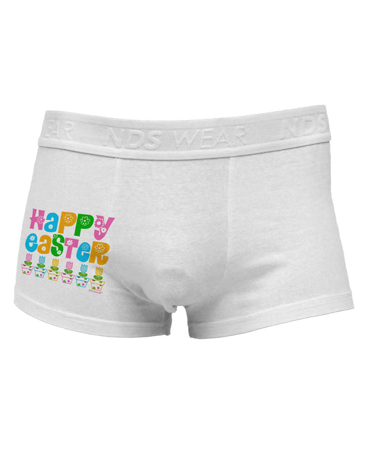 Happy Easter - Tulips Side Printed Mens Trunk Underwear by TooLoud-Mens Trunk Underwear-NDS Wear-White-Small-Davson Sales