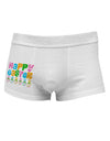 Happy Easter - Tulips Side Printed Mens Trunk Underwear by TooLoud-Mens Trunk Underwear-NDS Wear-White-Small-Davson Sales