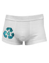 Water Conservation Side Printed Mens Trunk Underwear by TooLoud-Mens Trunk Underwear-NDS Wear-White-Small-Davson Sales