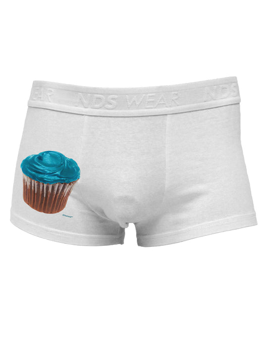 Giant Bright Turquoise Cupcake Side Printed Mens Trunk Underwear by TooLoud-Mens Trunk Underwear-TooLoud-White-Small-Davson Sales