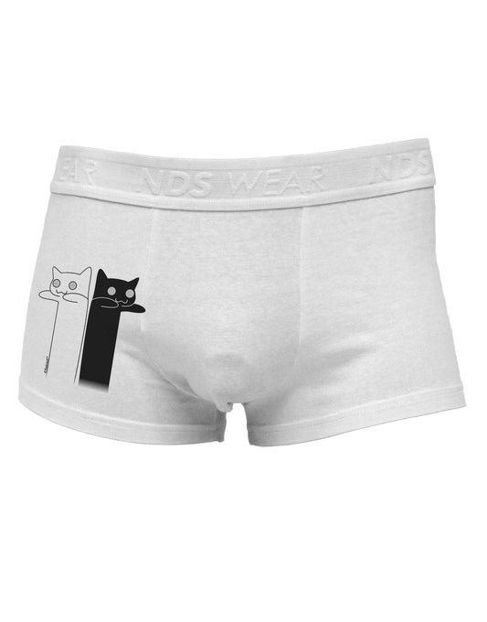 Longcat and Tacgnol - Internet Humor Side Printed Mens Trunk Underwear by TooLoud-Mens Trunk Underwear-NDS Wear-White-Small-Davson Sales
