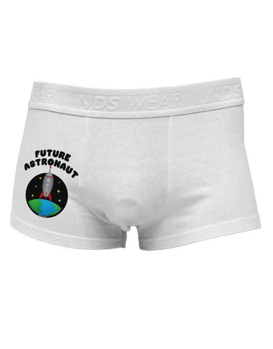 Future Astronaut Color Side Printed Mens Trunk Underwear-Mens Trunk Underwear-NDS Wear-White-Small-Davson Sales