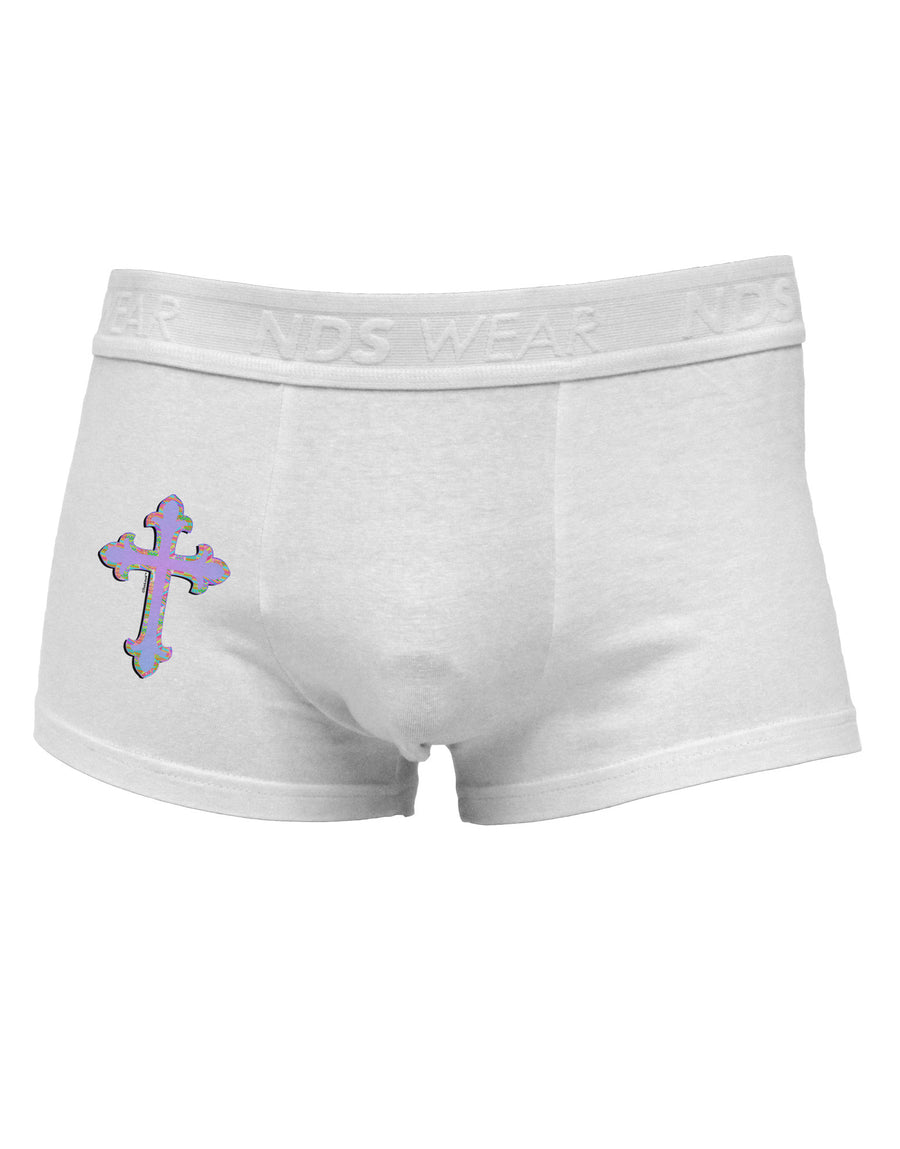 Easter Color Cross Side Printed Mens Trunk Underwear-Mens Trunk Underwear-NDS Wear-White-Small-Davson Sales