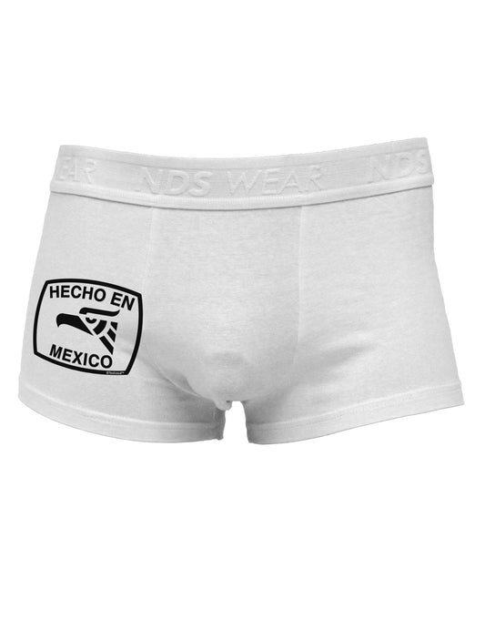 Hecho en Mexico Eagle Symbol with Text Side Printed Mens Trunk Underwear by TooLoud-Mens Trunk Underwear-NDS Wear-White-Small-Davson Sales