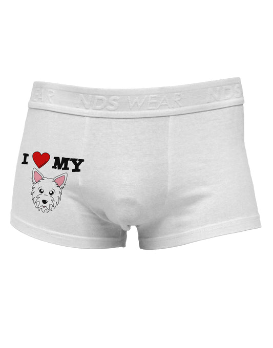 I Heart My - Cute Westie Dog Side Printed Mens Trunk Underwear by TooLoud-Mens Trunk Underwear-TooLoud-White-Small-Davson Sales