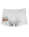 Little Gingerbread House Design #1 Side Printed Mens Trunk Underwear by TooLoud-Mens Trunk Underwear-NDS Wear-White-Small-Davson Sales