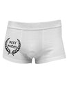 Best Mom - Wreath Design Side Printed Mens Trunk Underwear by TooLoud-Mens Trunk Underwear-NDS Wear-White-Small-Davson Sales