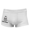 It's Caturday Cute Cat Design Side Printed Mens Trunk Underwear by TooLoud-Mens Trunk Underwear-NDS Wear-White-Small-Davson Sales