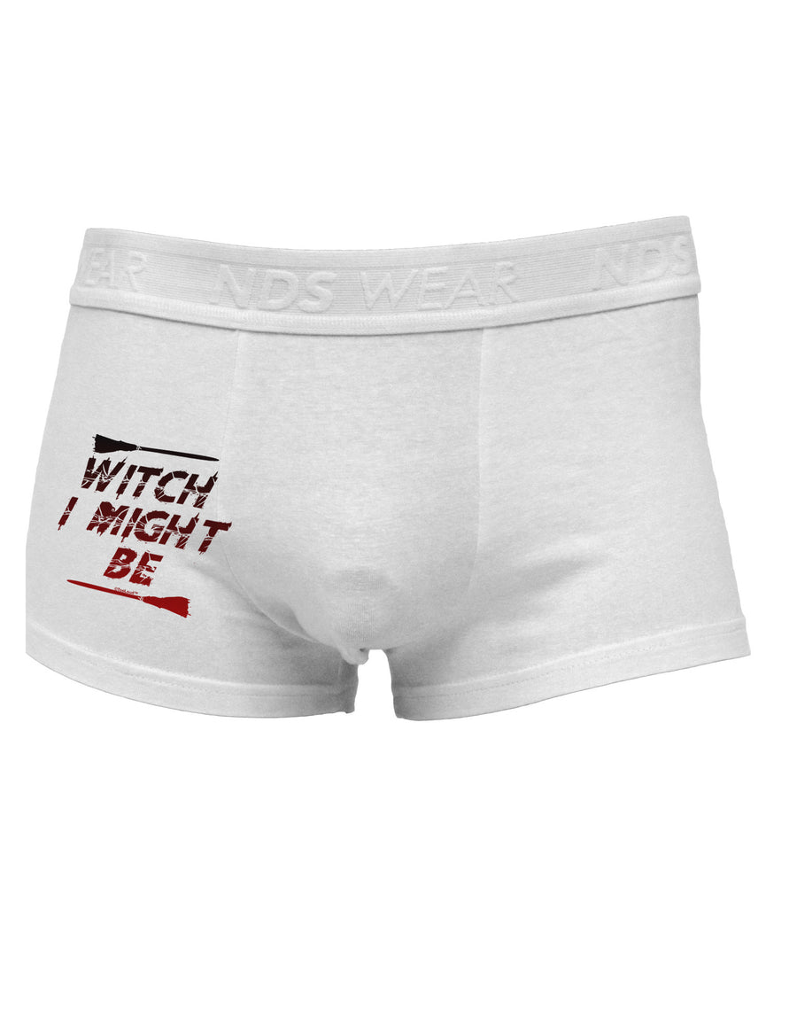 Witch I Might Be Side Printed Mens Trunk Underwear by TooLoud-Mens Trunk Underwear-NDS Wear-White-Small-Davson Sales