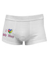 I Heart My Niece - Autism Awareness Side Printed Mens Trunk Underwear by TooLoud-Mens Trunk Underwear-NDS Wear-White-Small-Davson Sales