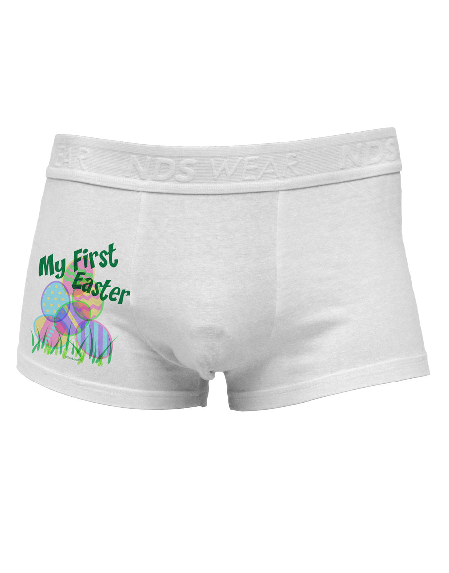 My First Easter Gel Look Print Side Printed Mens Trunk Underwear-Mens Trunk Underwear-NDS Wear-White-Small-Davson Sales