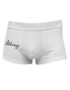 Always Magic Symbol Cursive Side Printed Mens Trunk Underwear by TooLoud-Mens Trunk Underwear-NDS Wear-White-Small-Davson Sales