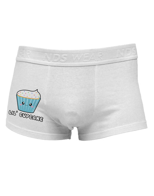 Cute Cupcake with Sprinkles - Lil Cupcake Side Printed Mens Trunk Underwear by TooLoud-Mens Trunk Underwear-TooLoud-White-Small-Davson Sales