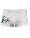 Hecho en Mexico Design - Mexican Flag Side Printed Mens Trunk Underwear by TooLoud-Mens Trunk Underwear-NDS Wear-White-Small-Davson Sales