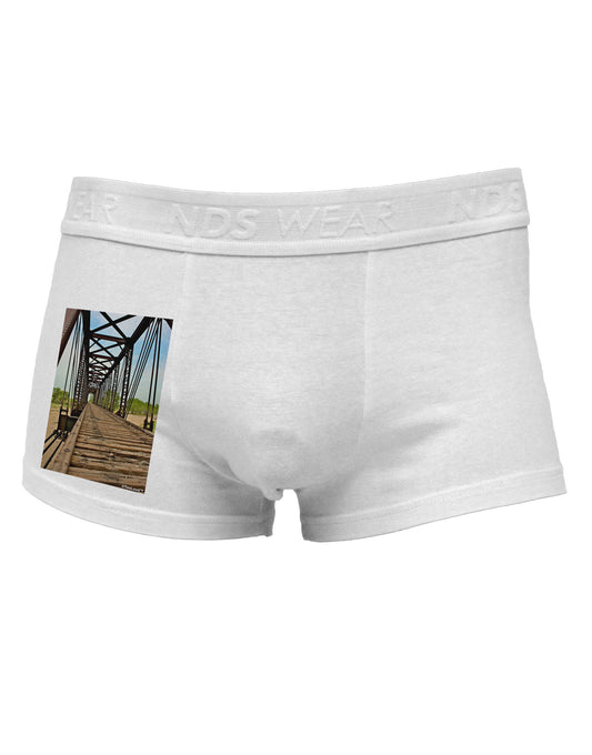 Colorado Landscape Bridge Side Printed Mens Trunk Underwear-Mens Trunk Underwear-NDS Wear-White-Small-Davson Sales