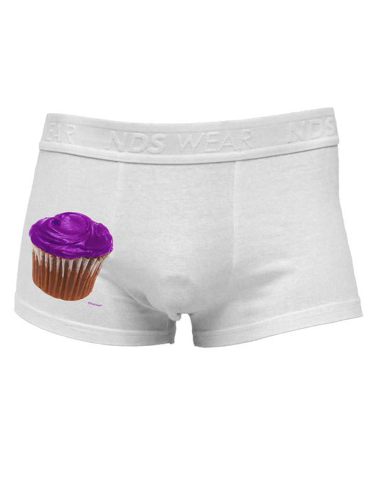 Giant Bright Purple Cupcake Side Printed Mens Trunk Underwear by TooLoud-Mens Trunk Underwear-TooLoud-White-Small-Davson Sales