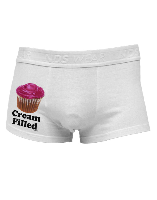 Cream Filled Pink Cupcake Design Side Printed Mens Trunk Underwear by TooLoud-Mens Trunk Underwear-TooLoud-White-Small-Davson Sales