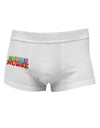 Nicu Nurse Side Printed Mens Trunk Underwear-Mens Trunk Underwear-NDS Wear-White-Small-Davson Sales