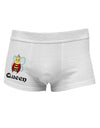 Queen Bee Text 2 Side Printed Mens Trunk Underwear-Mens Trunk Underwear-NDS Wear-White-Small-Davson Sales