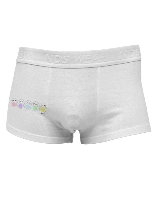 Cute Pastel Bunnies Side Printed Mens Trunk Underwear by TooLoud-Mens Trunk Underwear-NDS Wear-White-Small-Davson Sales