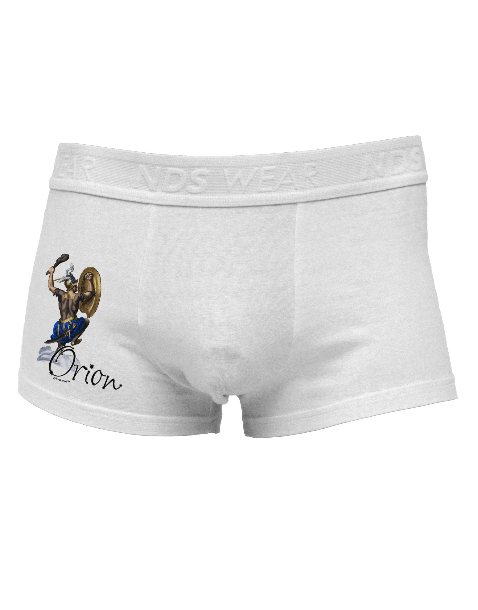 Orion Color Illustration Side Printed Mens Trunk Underwear-Mens Trunk Underwear-NDS Wear-White-Small-Davson Sales