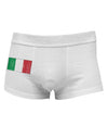 Italian Flag - Distressed Side Printed Mens Trunk Underwear by TooLoud-Mens Trunk Underwear-NDS Wear-White-Small-Davson Sales